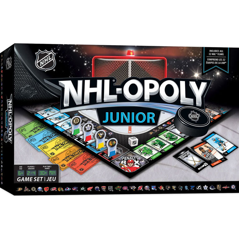 Masterpieces Puzzle Company NHL Opoly Junior Board Game