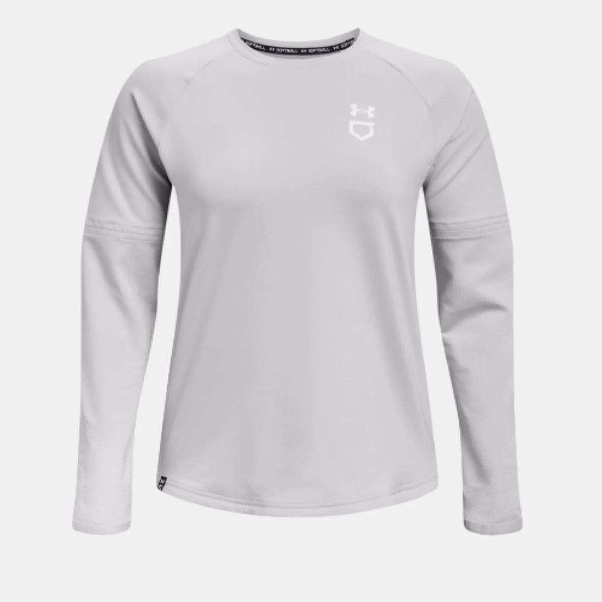 Under Armour Women's Utility Waffle Crew - Halo Grey