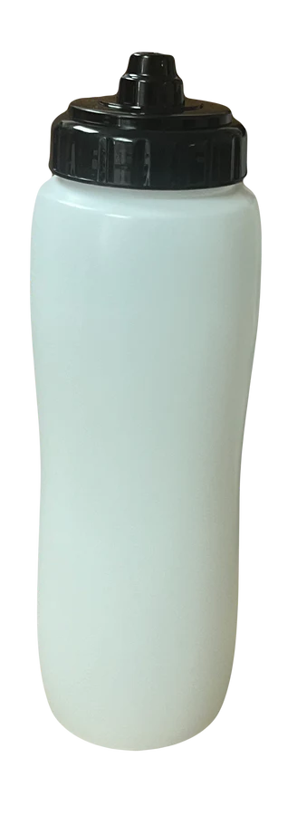 1 LITRE WHITE BOTTLE SQUEEZABLE