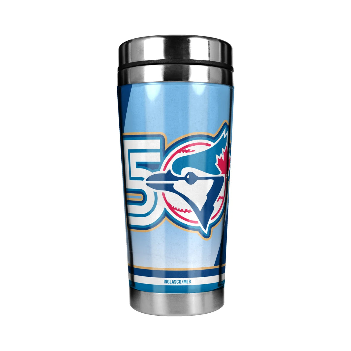 Inglasco MLB 16 Oz Stainless Steel Tumbler - Toronto Blue Jays 50TH Season