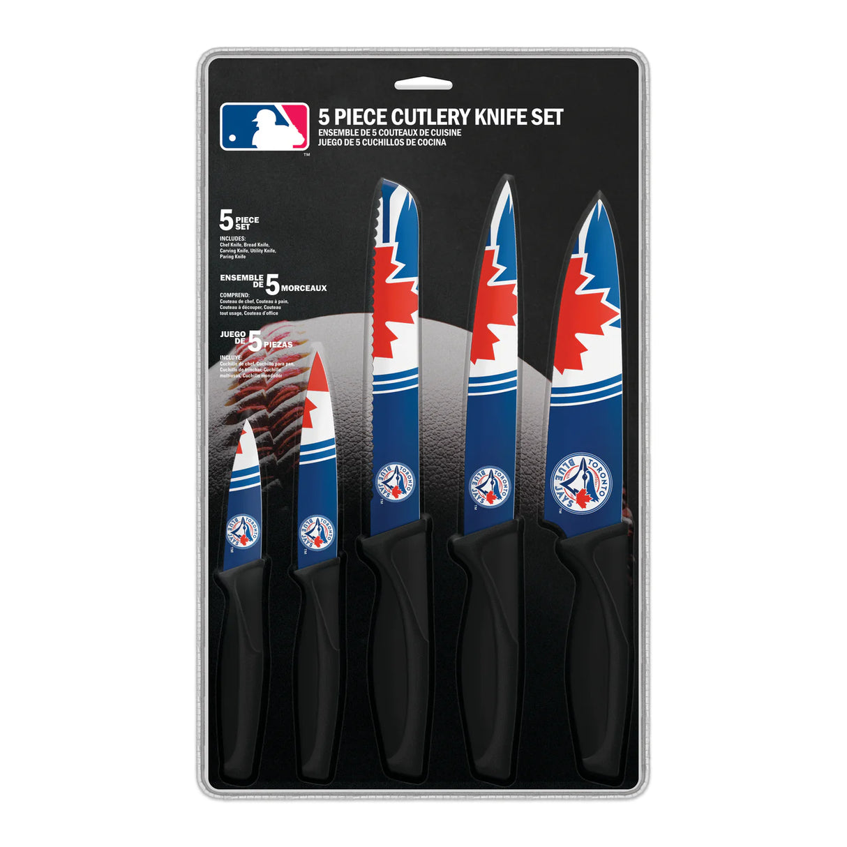 MLB Toronto Blue Jays 5-pc Kitchen Knives