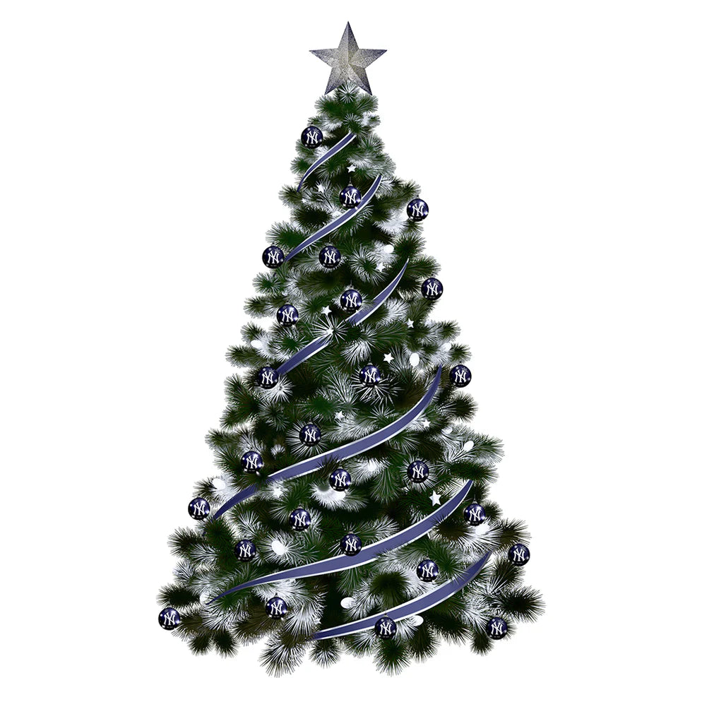 Inglasco MLB New York Yankees Light-Up Ornament 2-Pack
