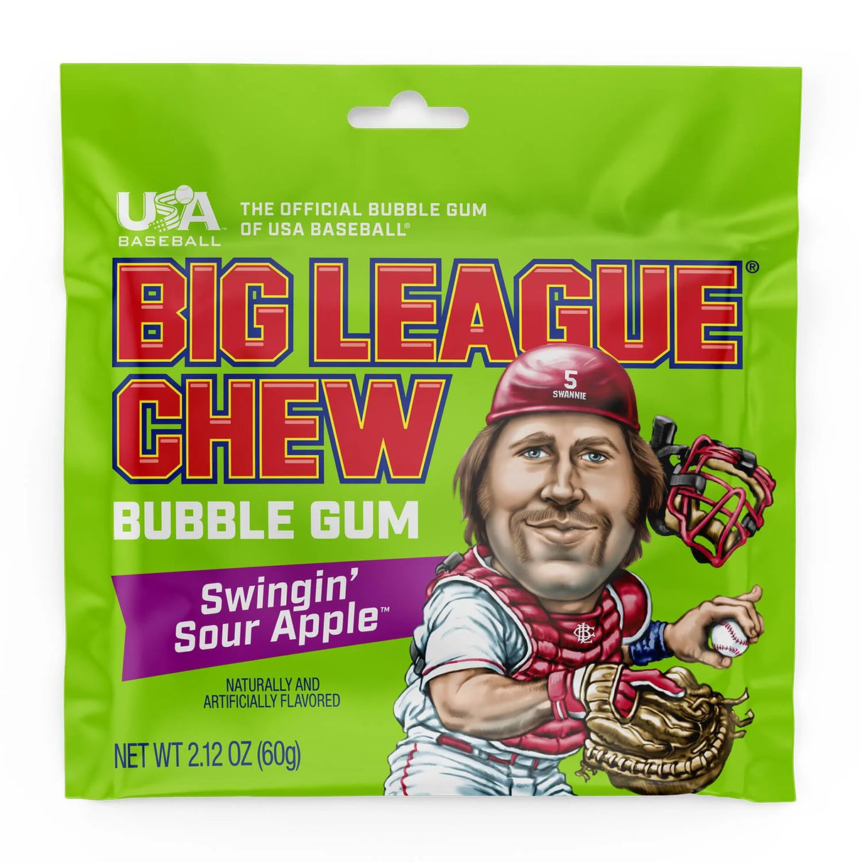 Big League Chew Swingin’ Sour Apple Gum