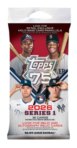Topps 2026 Baseball Series 1 Fat Pack