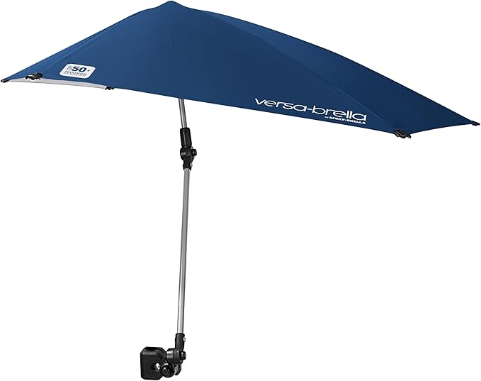 SKLZ Versa-Brella UPF 50+ Personal Sun Shade - Portable Umbrella for Sports & Outdoors