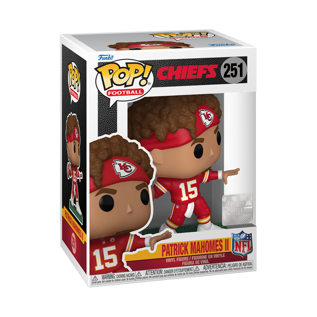 Funko Pop! NFL: Kansas City Chiefs - Patrick Mahomes II in Red Headband Vinyl Figur