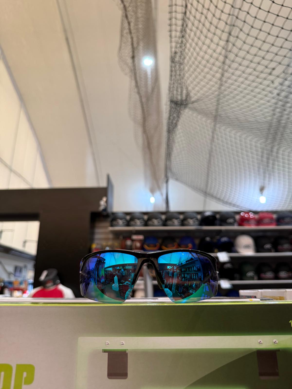 Rawlings Adult Sunglasses Black/Blue Mirror