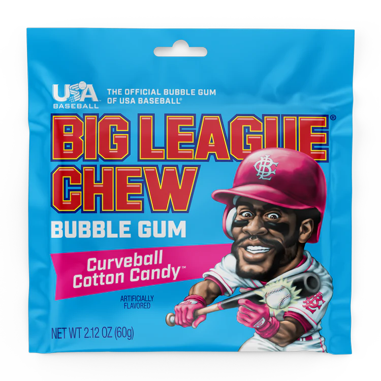 Big League Chew Curveball Cotton Candy