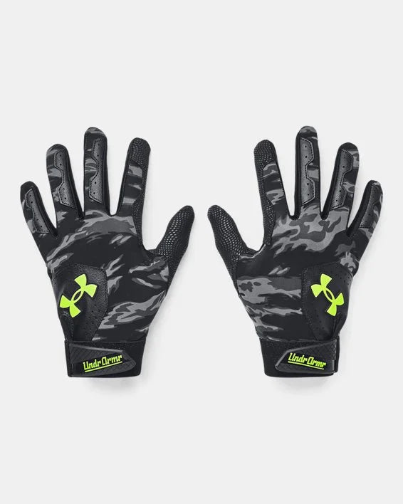 Boys' UA Clean Up Batting Gloves 2023