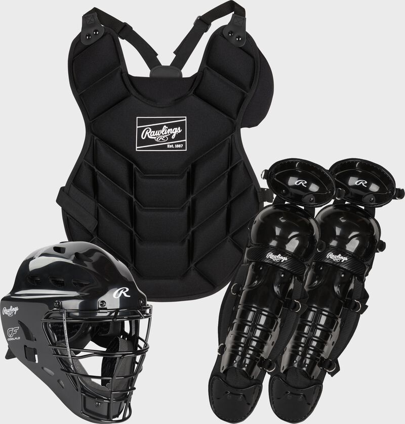 RAWLINGS PLAYERS SERIES CATCHERS SET YOUTH BLACK