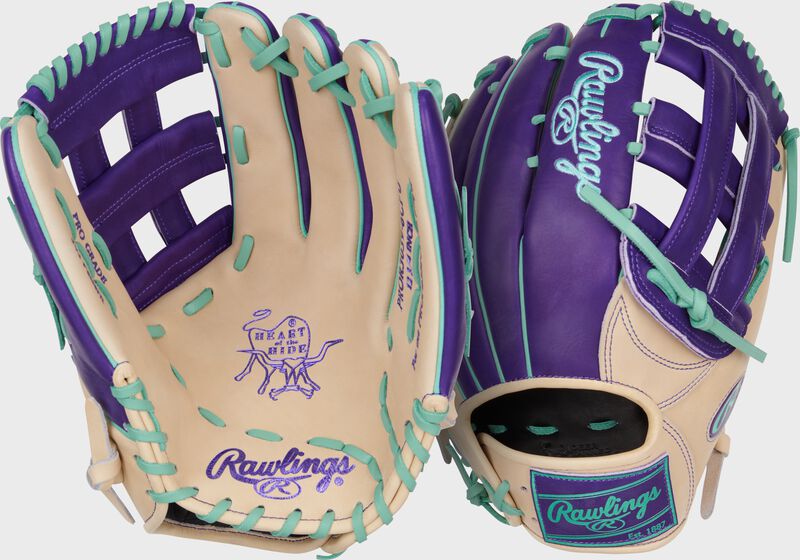 12.75-inch Rawlings Heart of the Hide ColorSync 9.0 Outfield Glove RHT