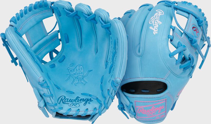 Heart of the Hide 11.5-Inch Columbia Blue Infield Glove, Right Hand Throw