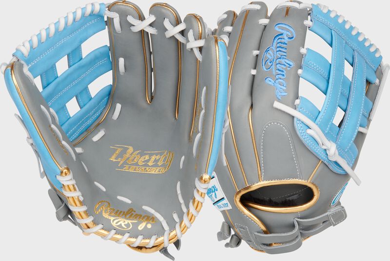 RAWLINGS LIBERTY ADVANCED COLOR SERIES FASTPITCH/SOFTBALL GLOVE 12.75" RHT - RLA1275-6GCB