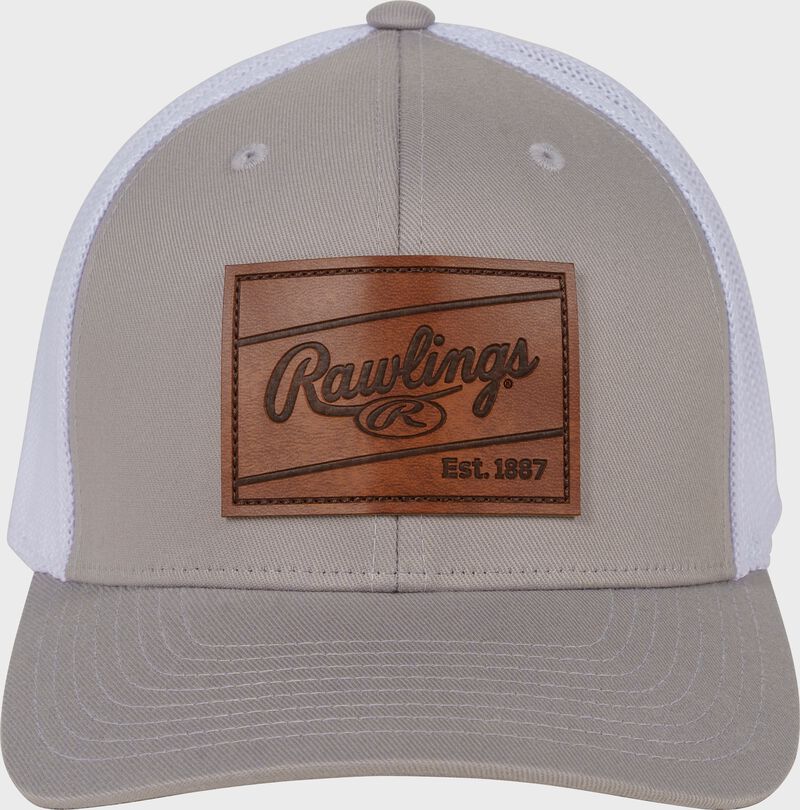 Rawlings Leather Patch Snapback Hat