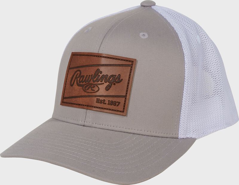 Rawlings Leather Patch Snapback Hat