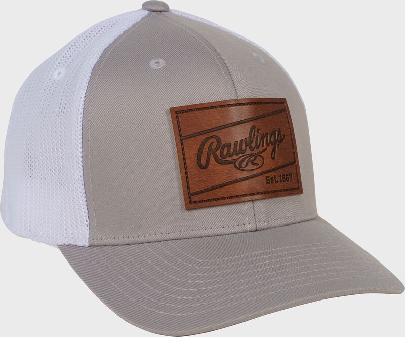 Rawlings Leather Patch Snapback Hat