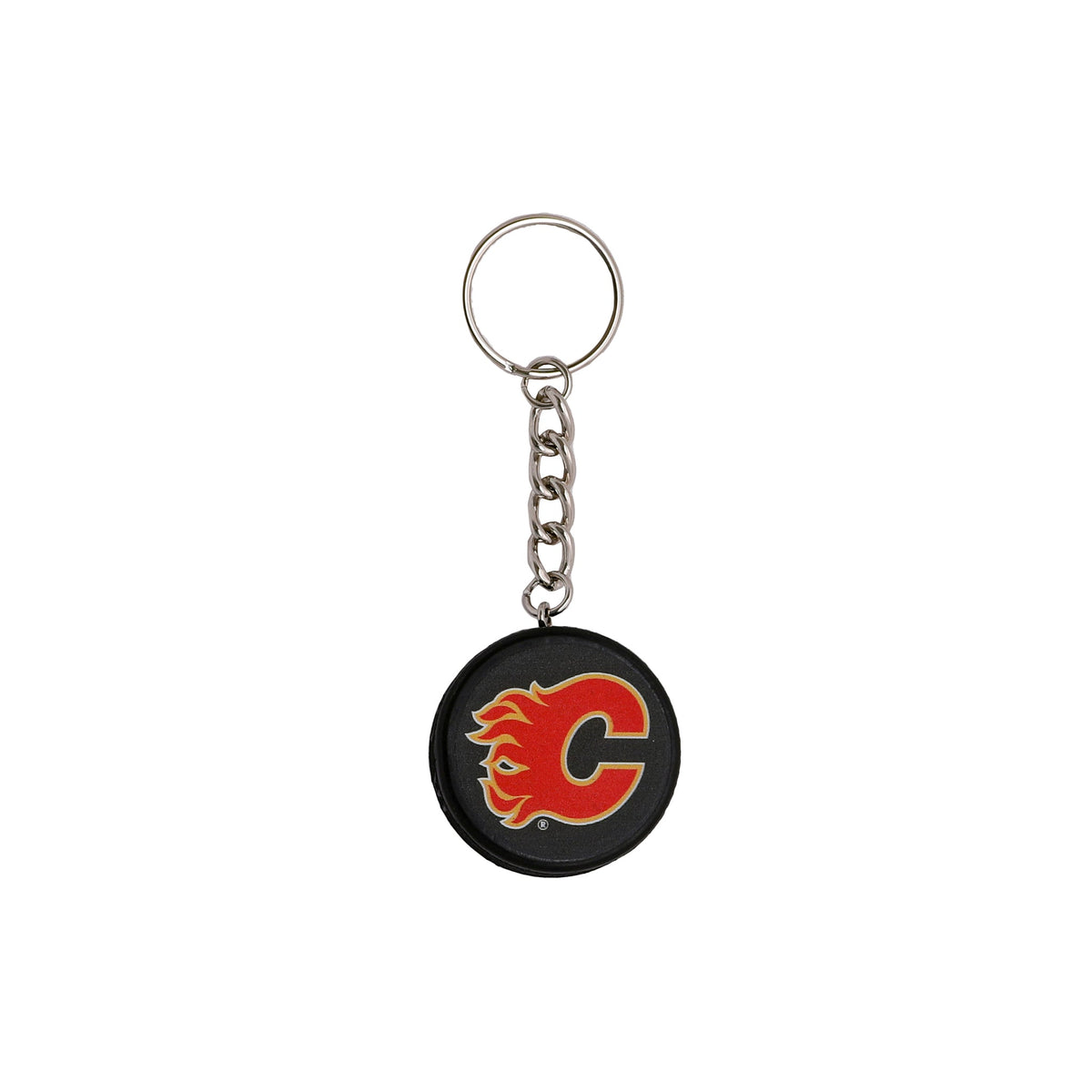 Ingalsco Calgary Flames Puck Keychain