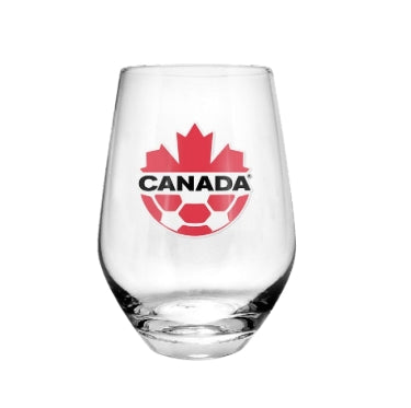 Inglasco Canada Soccer 19oz Stemless Win Glass