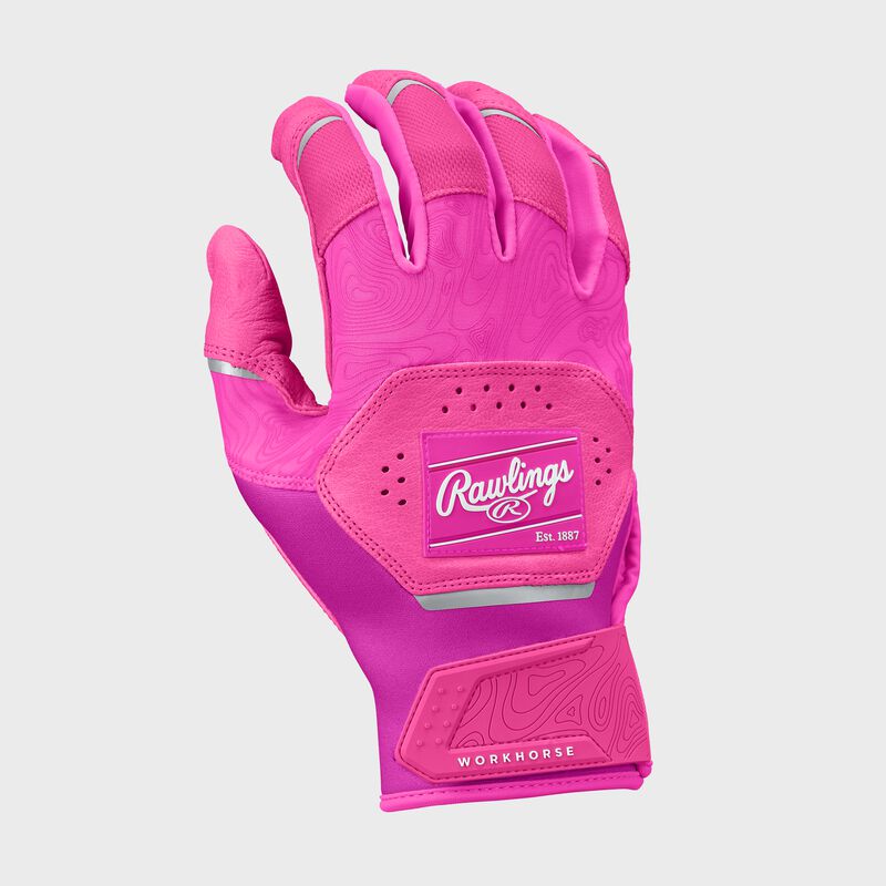 RAWLINGS ADULT WORKHORSE PRO BASEBALL BATTING GLOVES