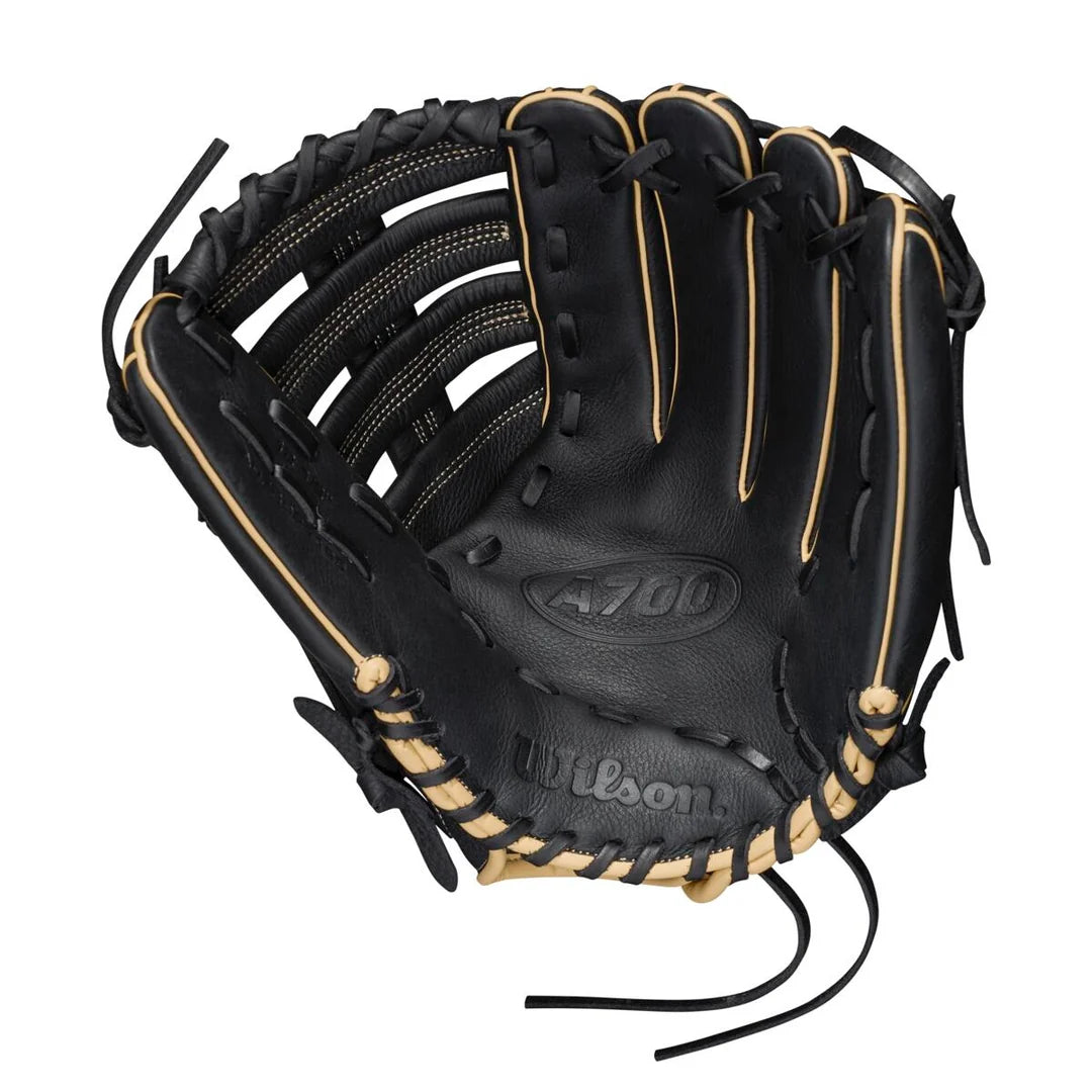 Wilson A700 12.5" Outfield Baseball Glove LHT - WBW100130125