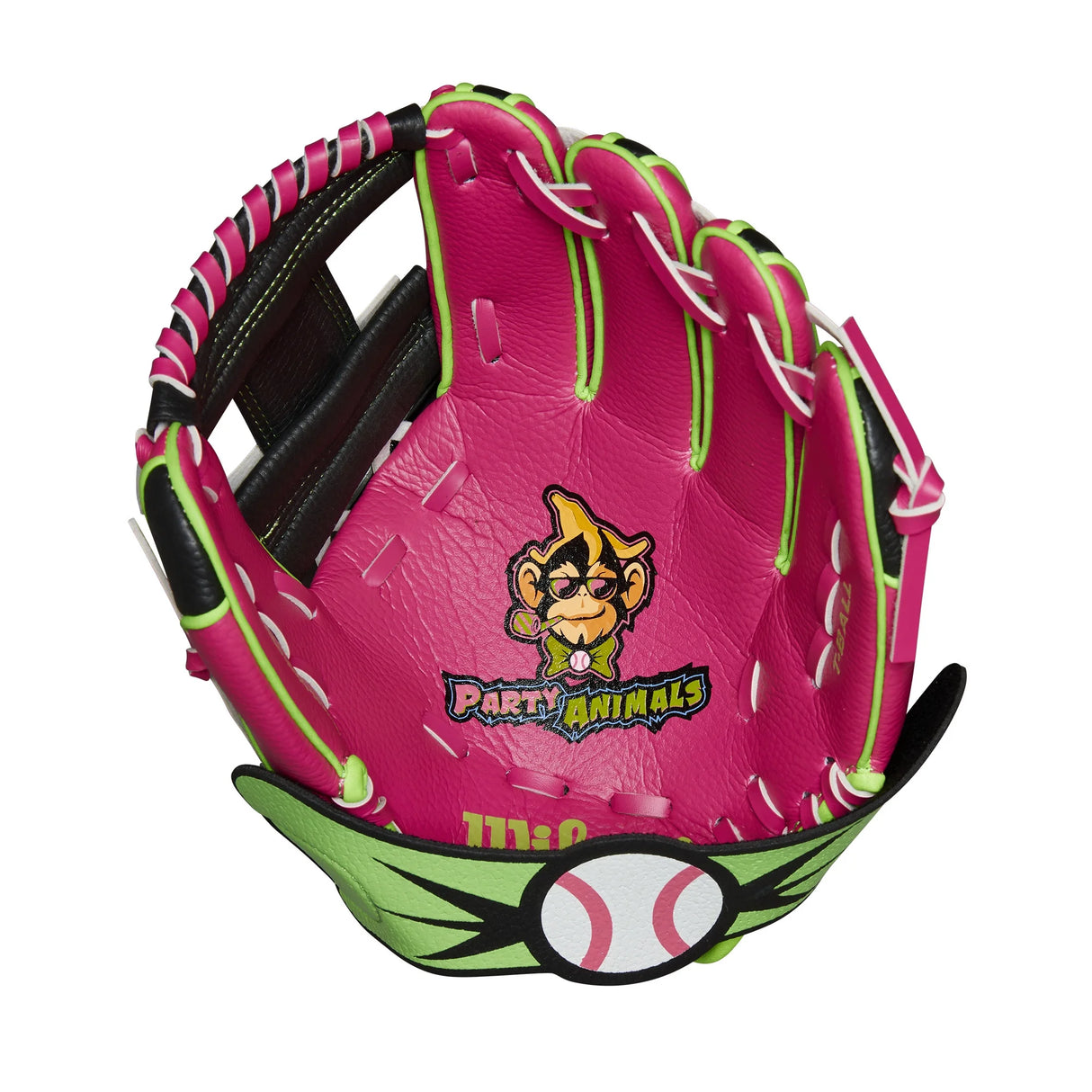 Wilson 2024 A200 EZ Catch™ Party Animals™ 10” Youth Baseball Glove - WBW10221310