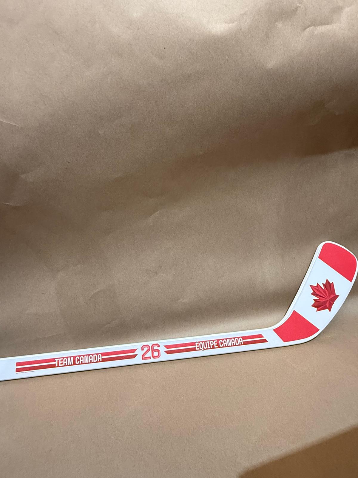 Inglasco 2026 Canadian Olympics Wood Player Stick - 24.5"