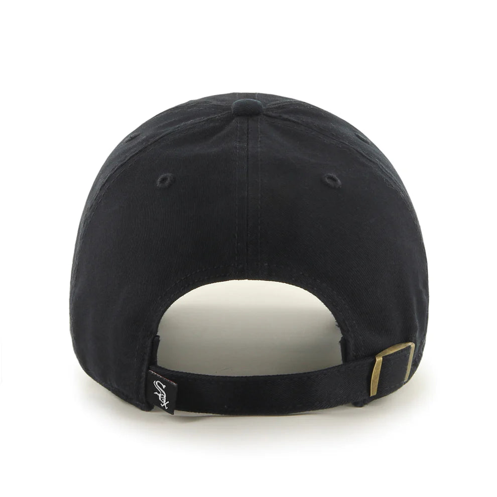 '47 Brand Chicago White Sox Clean Up Black Adjustable Hat