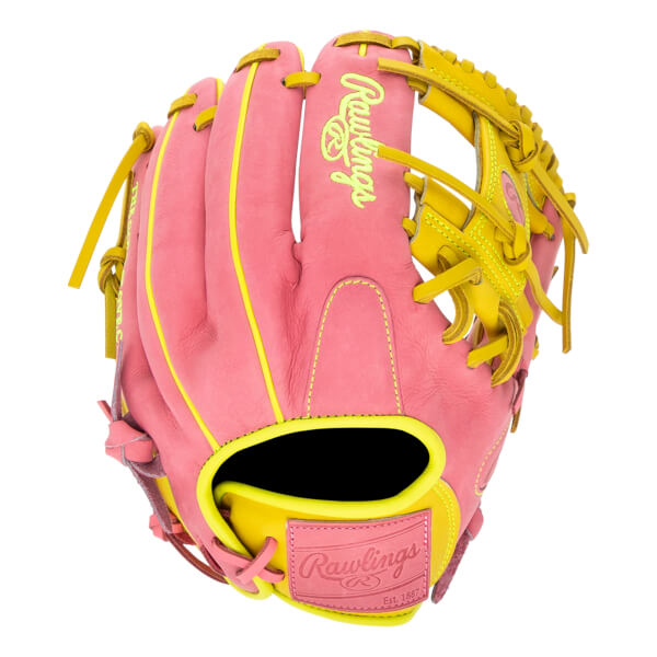 Rawlings Heart of the Hide ContoUR Fit 11.5" Pink Infield Baseball Glove - PROR204U-2P