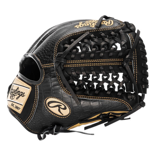RAWLINGS HEART OF THE HIDE SERIES 11.75" CROC SKIN BASEBALL GLOVE RHT - PROR205-4B