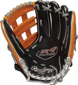 RAWLINGS "R9 BASEBALL" CONTOUR SERIES BASEBALL GLOVE 12" RHT