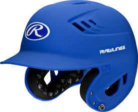 RAWLINGS R16/VELO 1-TONE BASEBALL HELMET JR MATTE ROYAL