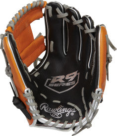 RAWLINGS "R9 BASEBALL" CONTOUR SERIES BASEBALL GLOVE 11 1/4" RHT