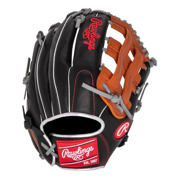 RAWLINGS R9 CONTOUR SERIES 12" YOUTH BASEBALL INFIELD/OUTFIELD GLOVE LHT - R912OU-6BT