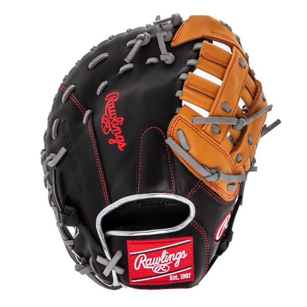 RAWLINGS R9 BASEBALL CONTOUR SERIES 12" FIRST BASE MITT RHT - R9FMU-17BT