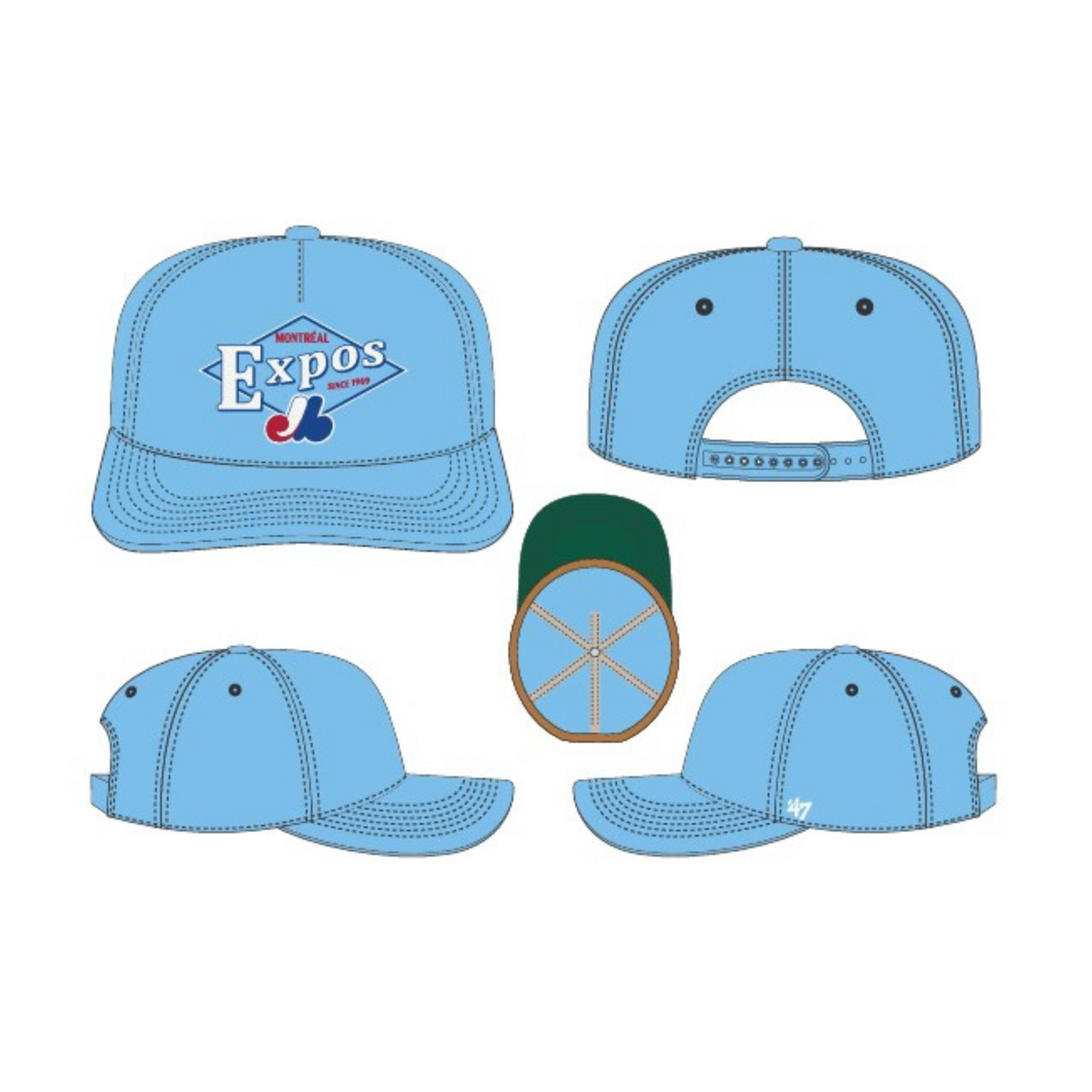 MLB-Golden Diamond '47 Hitch- MONTREAL EXPOS/1969