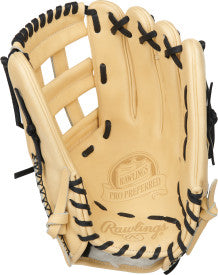 RAWLINGS "PRO PREFERRED" SERIES BASEBALL GLOVE 12 3/4" RHT