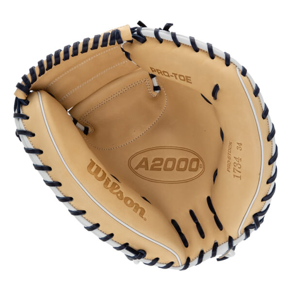 Wilson A2000® Winter 2024 1734 Super Skin 34” Baseball Catcher’s Mitt - WBW10253134