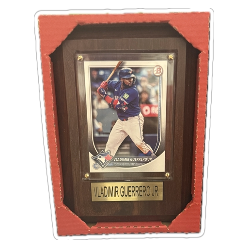 MLB Plaque with card 4x6 Toronto Blue Jays - Vladimir Guerrero Jr