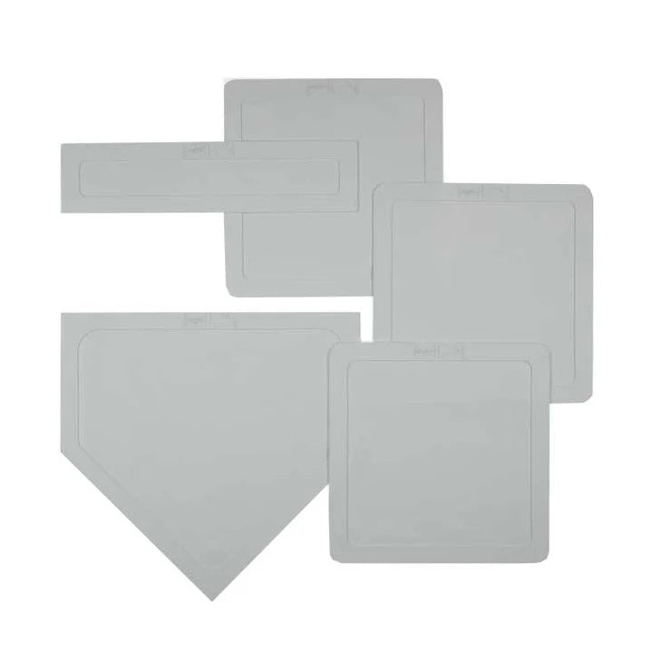 RAWLINGS THROW DOWN COMPLETE SET - SET OF 3 BASES, HOME PLATE, PITCHING RUBBER