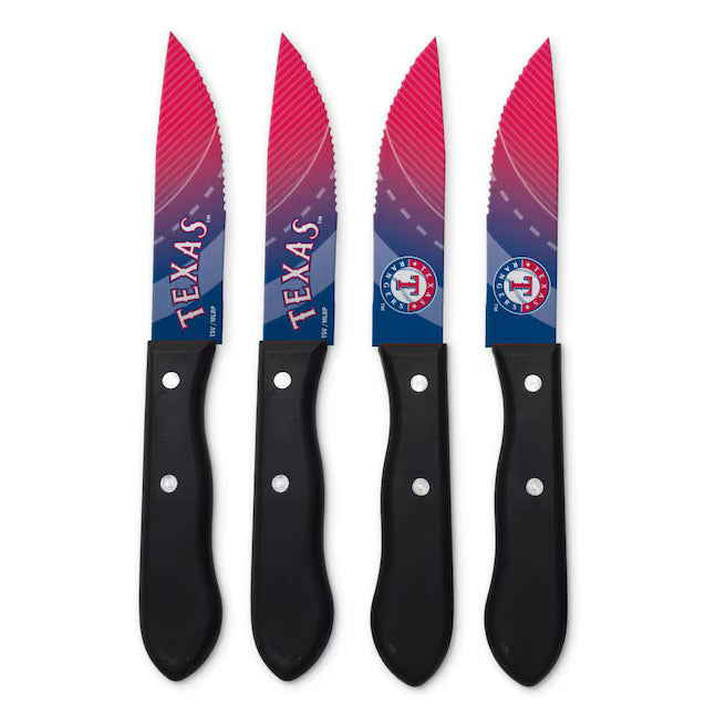 Inglasco Texas Rangers 4-pc Steak Knives
