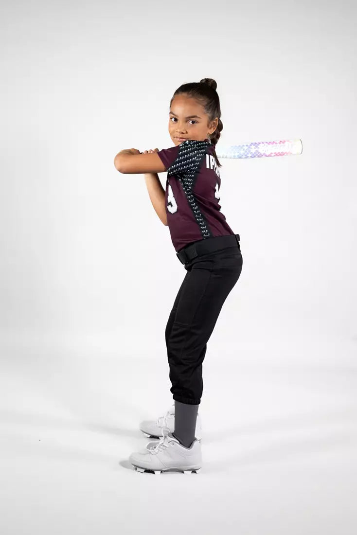 Rip-It Girls' Revolution Athletic Fit Softball Pants