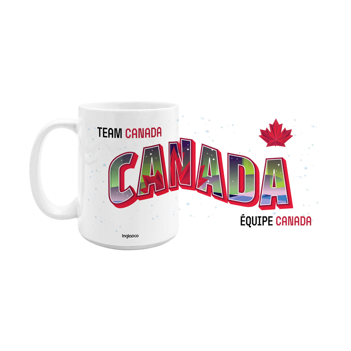 Inglasco Hockey Canada 2026 Olympic Games Ceramic Mug Sublimated 15 Oz Landscape