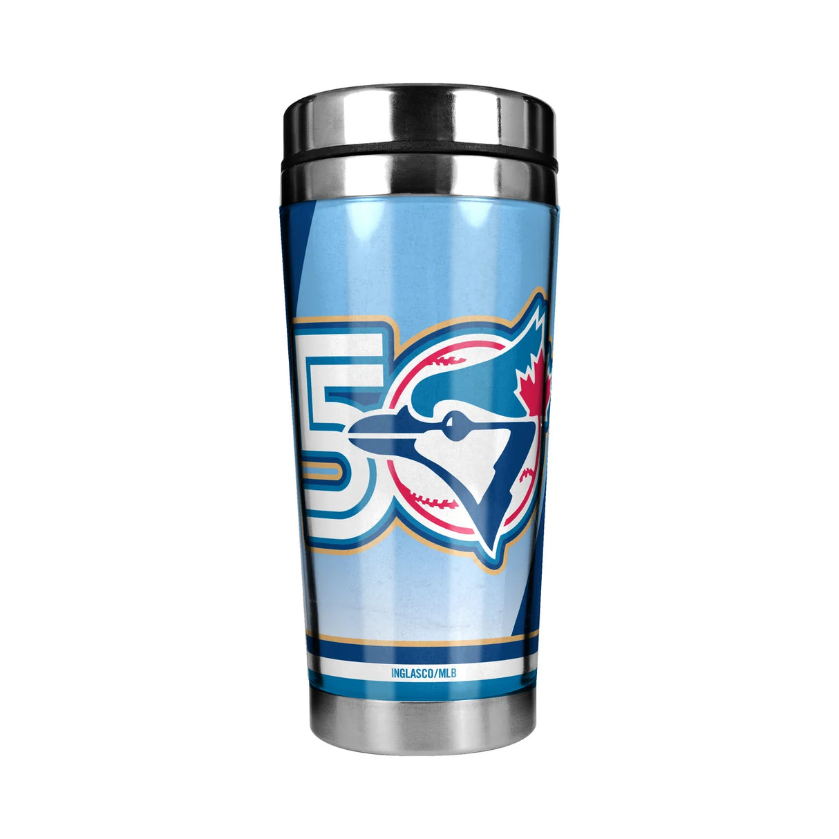 Inglasco MLB 16 Oz Stainless Steel Tumbler - Toronto Blue Jays 50TH Season