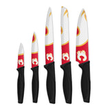 Inglasco NHL Calgary Flames 5-pc Kitchen Knives