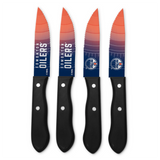 Inglasco NHL 4-pc Edmonton Oilers Steak Knives