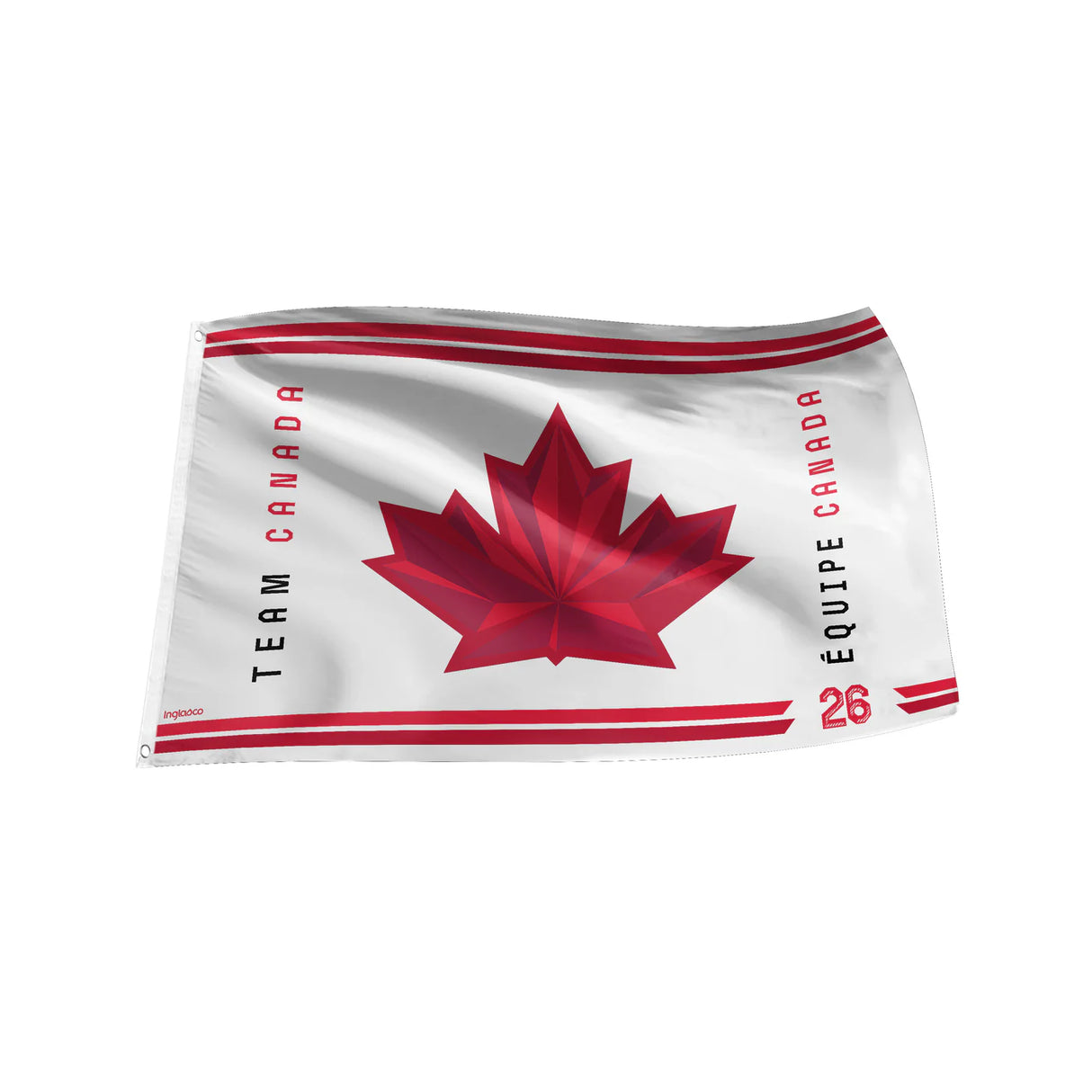 Inglasco Hockey Canada 2026 Olympic Games Wall Flag 3 X 5