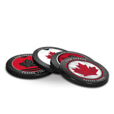 Inglasco Hockey Canada 2026 Olympic Games Puck Coasters Pack In Cube (4)