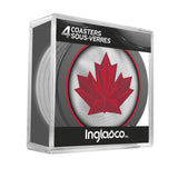 Inglasco Hockey Canada 2026 Olympic Games Puck Coasters Pack In Cube (4)