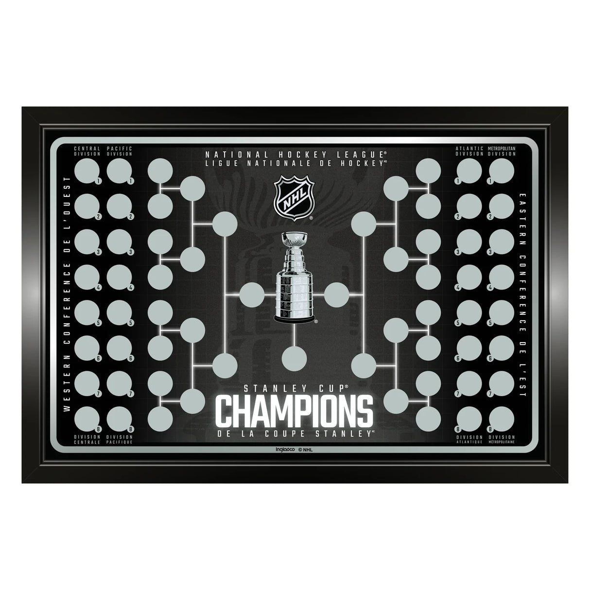 Inglasco NHL Magnetic Standing Board