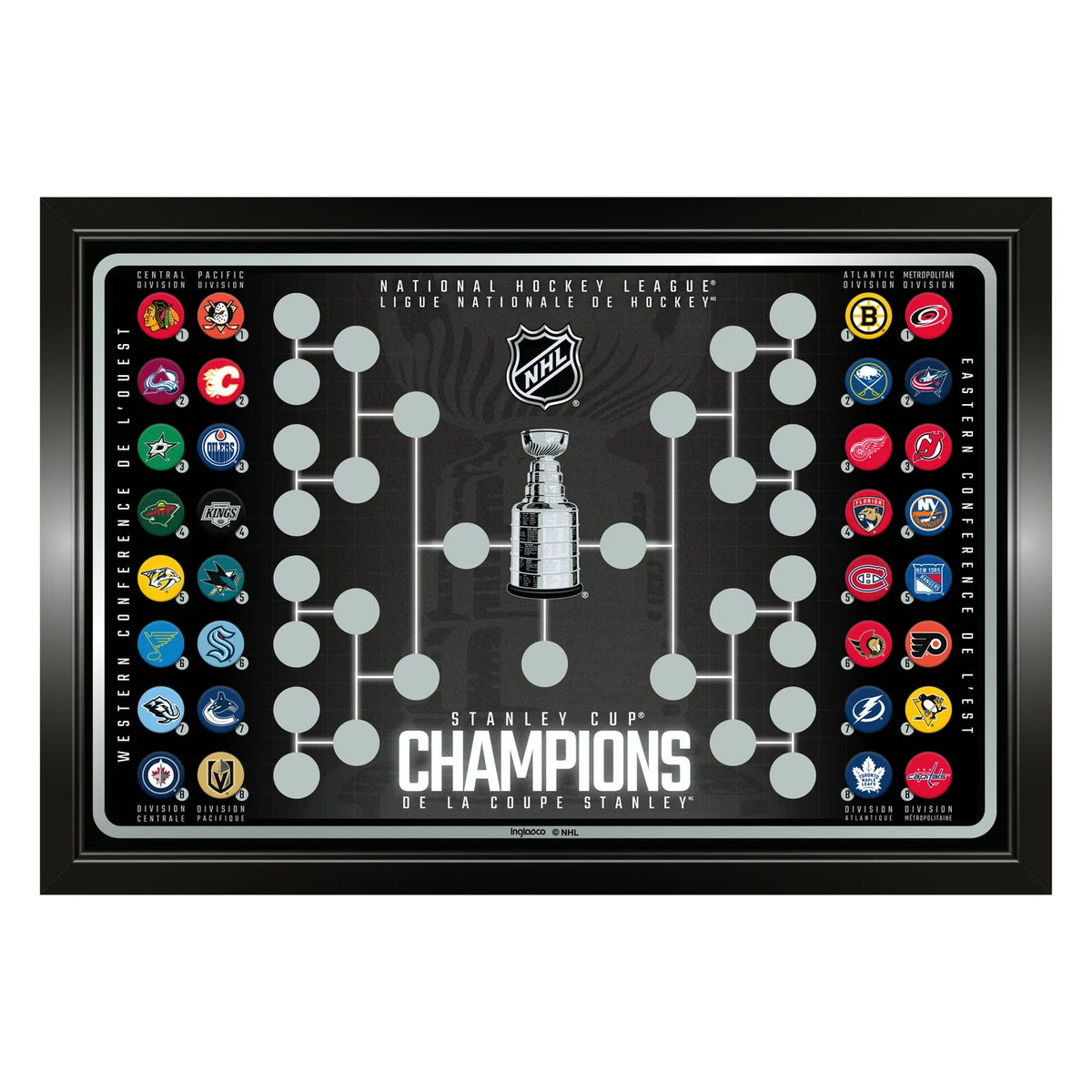 Inglasco NHL Magnetic Standing Board